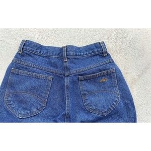 VTG Chic Jeans 26 X 28.5 Mom Jeans Ultra High Waist Med Wash Blue Denim 70s 80s